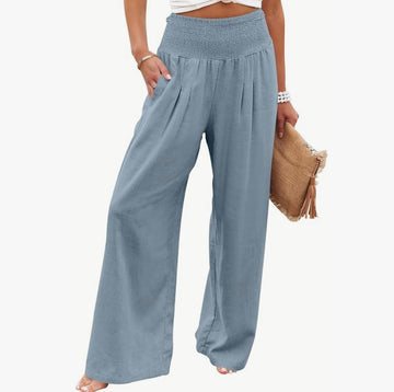 High Waisted soft linen Pant