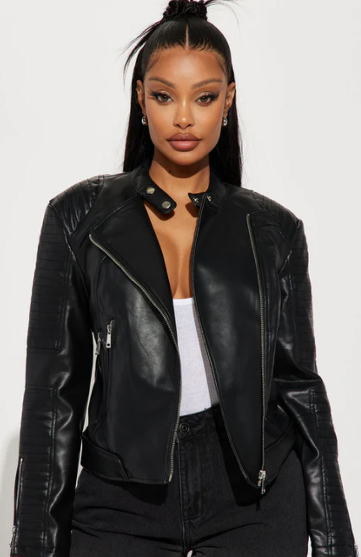 PU Biker Jacket