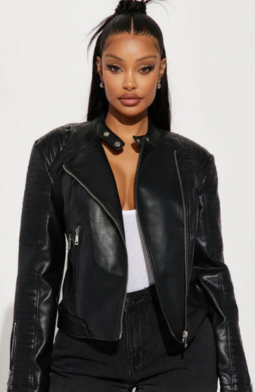 PU Biker Jacket