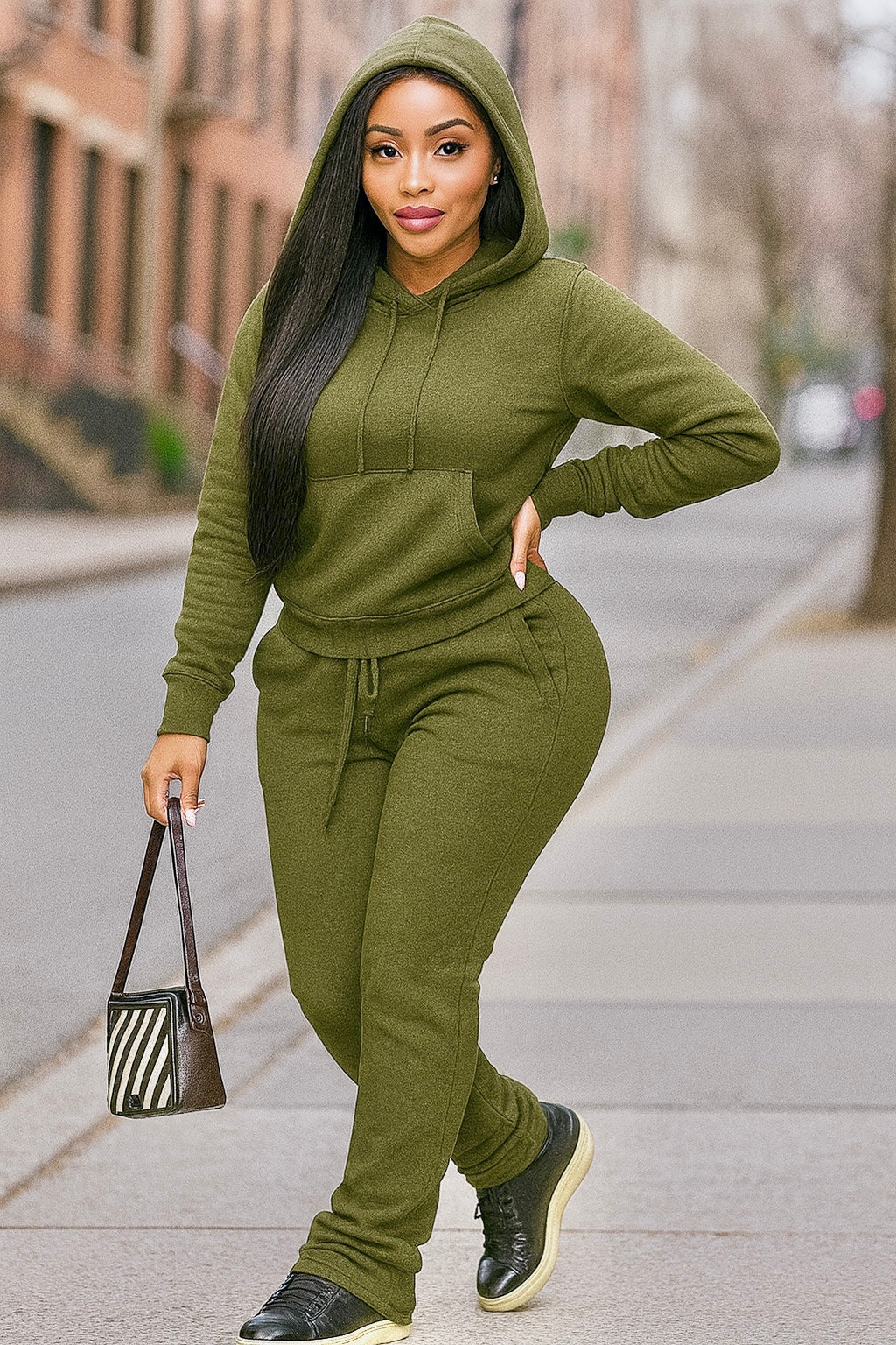 Fitted Stacked Sweatpants JNK USA