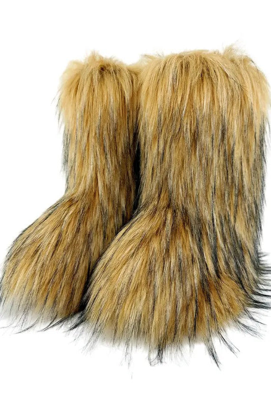 Fuzzy Fur Boots