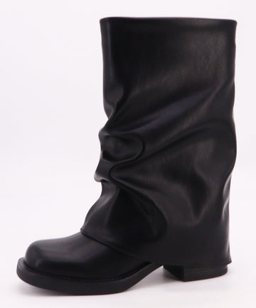 Square Toe Fold Over Boots