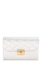 Quilted Flap Clutch Bag