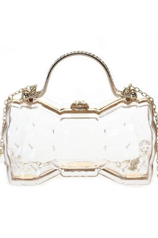 Chic Clear Handle Bag