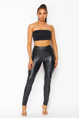 Faux Leather Pants