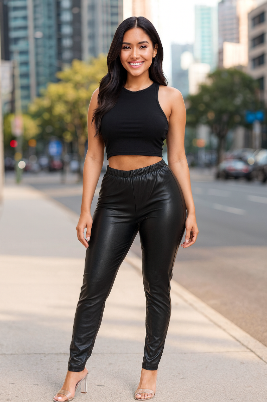 Leather  Leggings