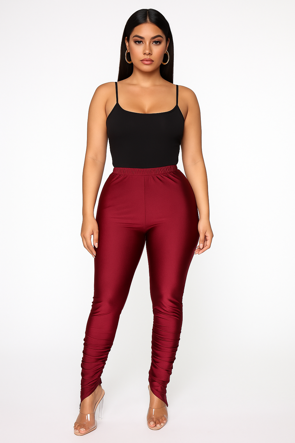 Ankle Ruched Leggings