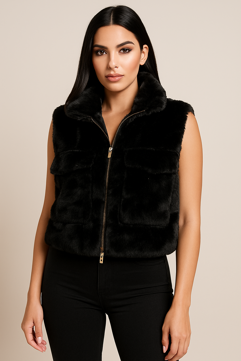 Faux Fur Vest