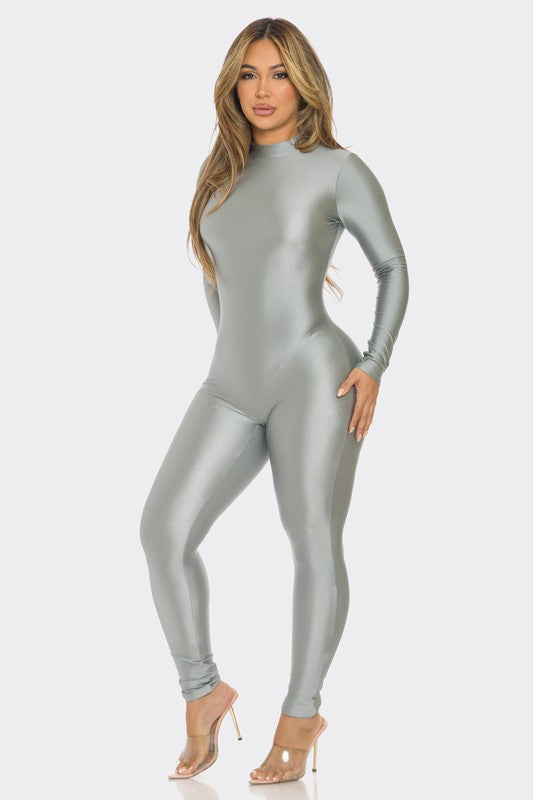 Shiny Tricot Catsuit