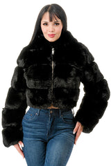 Fur All Over Hoodie Jacket