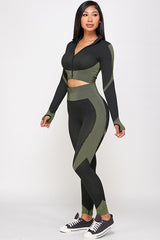Seamless Active Jacket & Long Pant Set