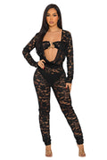 Lace Jumpsuit with Bra MY BOO