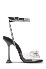 Rhinestone Heel with Bow