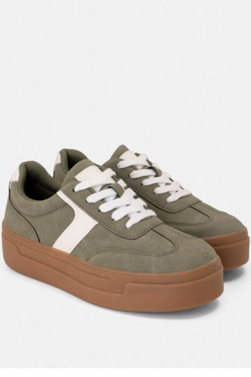 Contrast Gum Sole Sneaker SPRING LAND FOOTWEAR INC