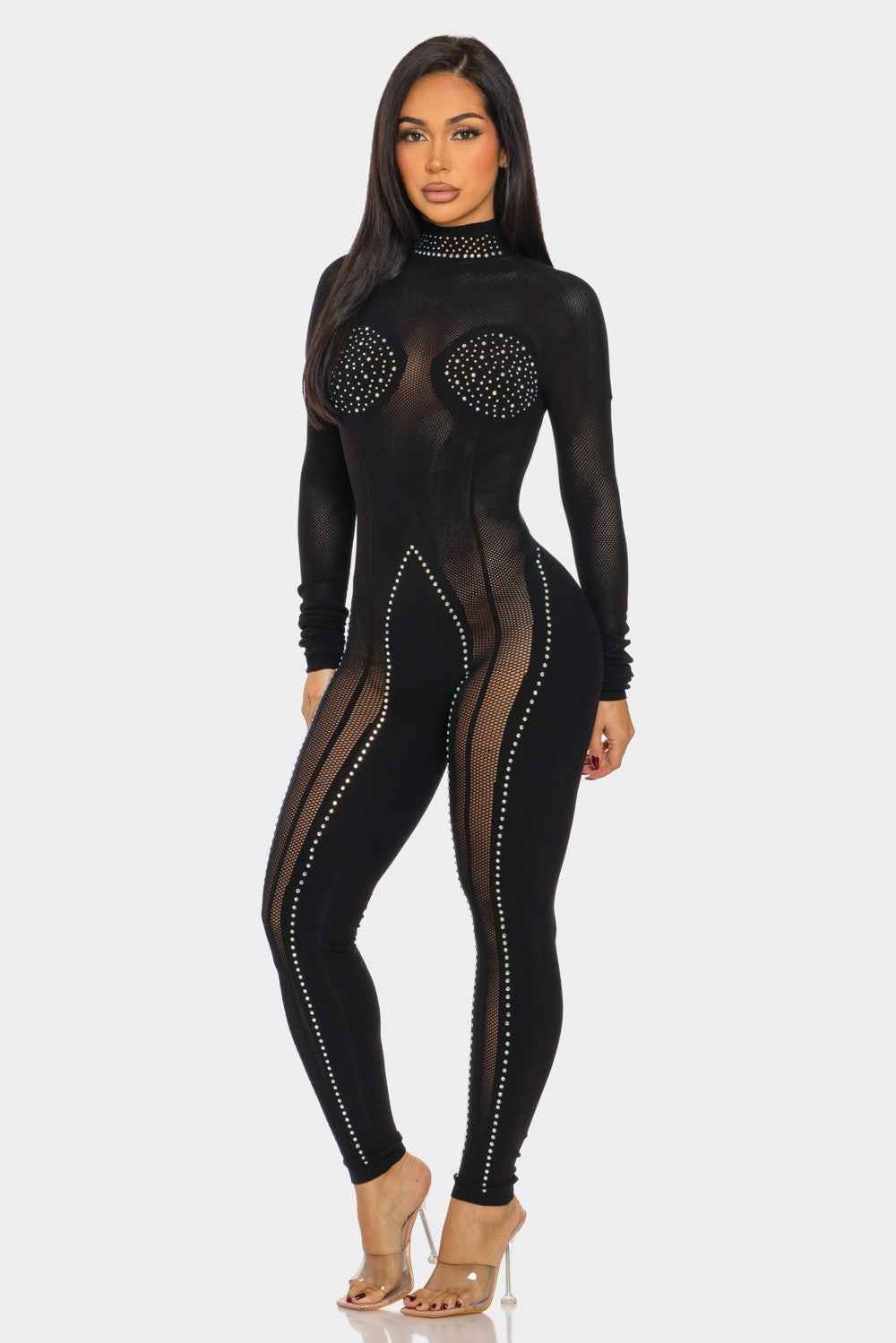 Long Sleeve Seamless Jumpsuit