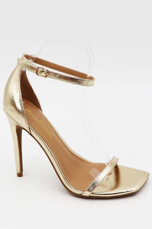 One Thin Band Heel with Ankle Strap