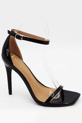 One Thin Band Heel with Ankle Strap
