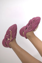 Cut Out Shoes With Jewel