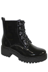 Combat Boot with Round Toe