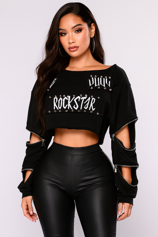 Rockstar Rebel Crop