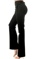 Cargo Flare Pants with Multiple Pocket