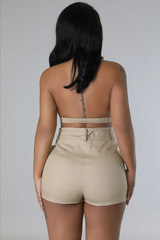 Simple Pocket Short Set