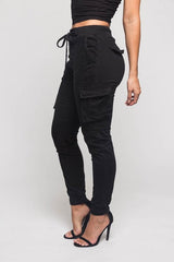 Cargo Pockets Jogger with Drawstring