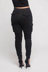 Plus Cargo Pockets Jogger with Drawstring