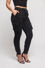 Plus Cargo Pockets Jogger with Drawstring