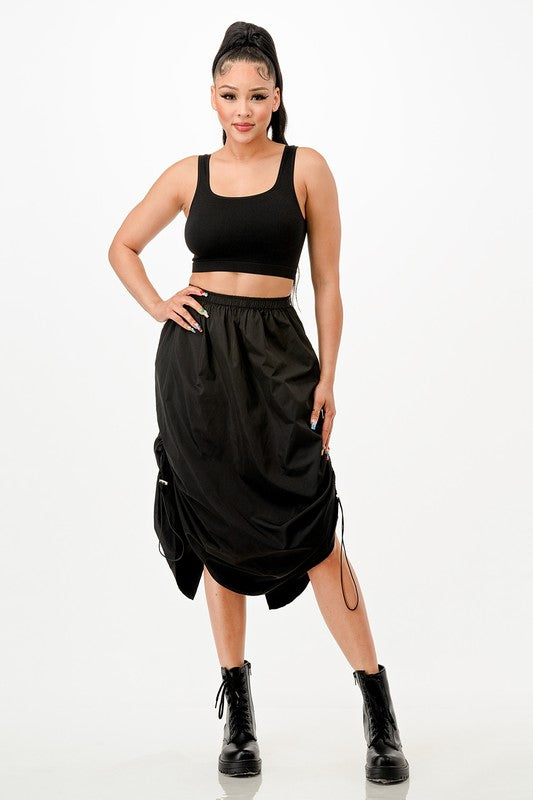Side Slit Style Skirt