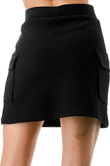 Scuba Cargo Pocket Skirt