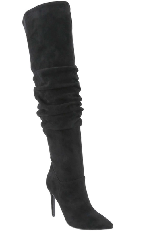 Scrunched Knee High Boots