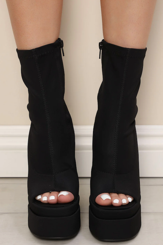 Open Toe Boots