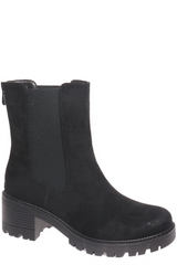 Suede Lug Sole Boots