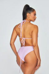 Floral Applique Bikini Set