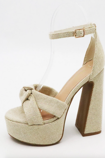 Crossknot Platform Heel