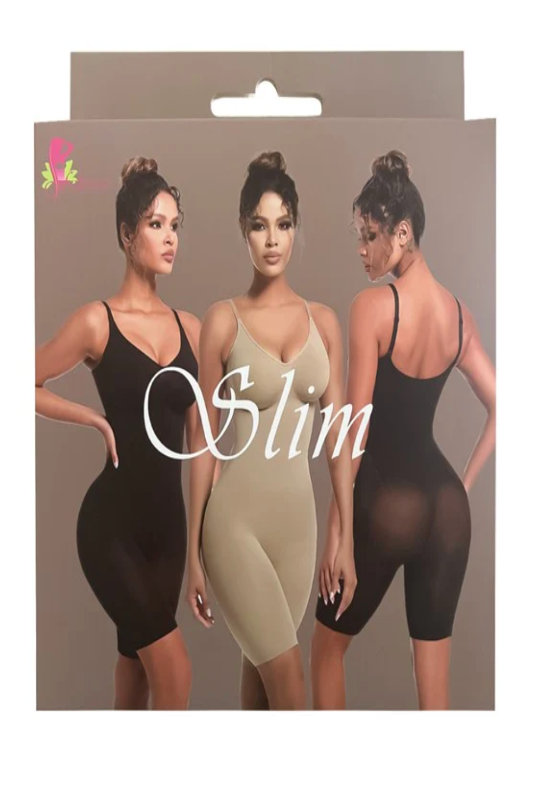 Slimline Mid Thigh Bodysuit