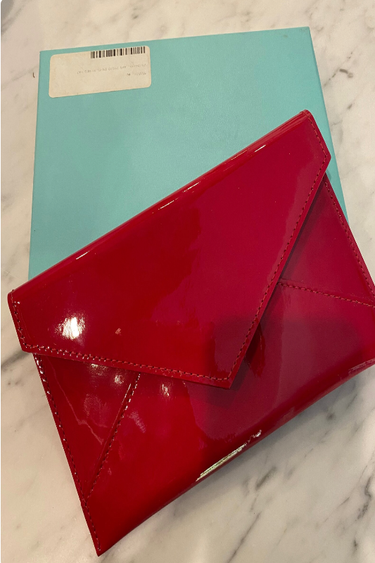 Patent Envelope Clutch