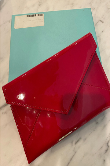 Patent Envelope Clutch