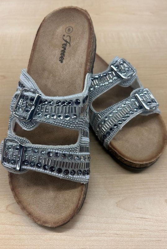 Decorated Birkenstock Slide FOREVER LINK INTL INC