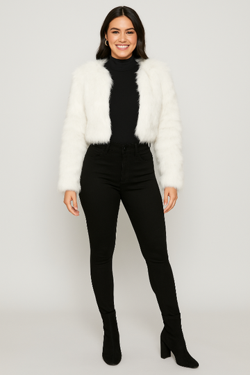 Fur Crop Jacket