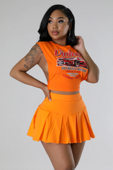 Vintage Open Side Top