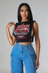 Vintage Open Side Top