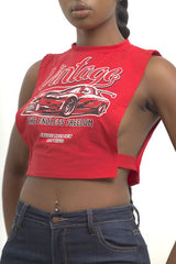 Vintage Open Side Top