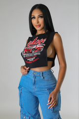 Vintage Open Side Top