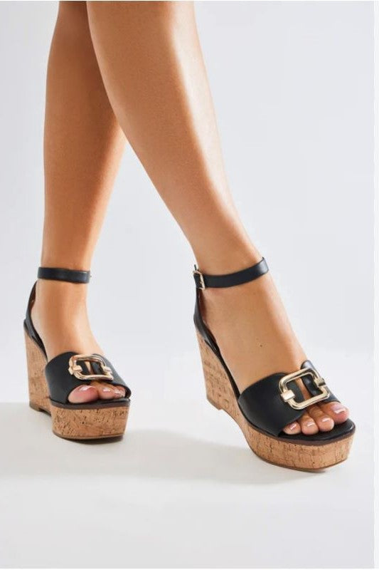 Wedge Heel with Ankle Strap FORTUNE DYNAMICS