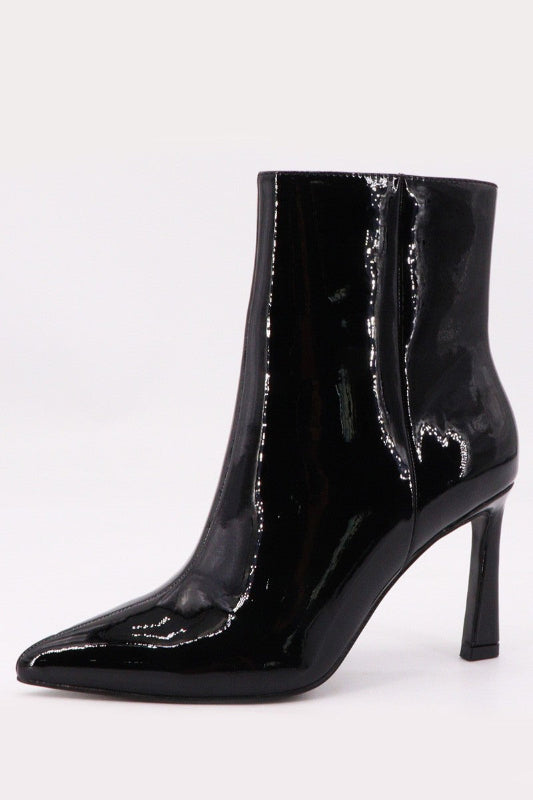 Pointy Toe High Heel Ankle Booties