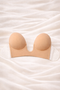 Nude U-Plunge Adhesive Strapless Invisible Bra