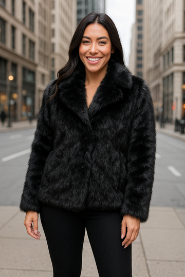 Glam Faux Fur Coat