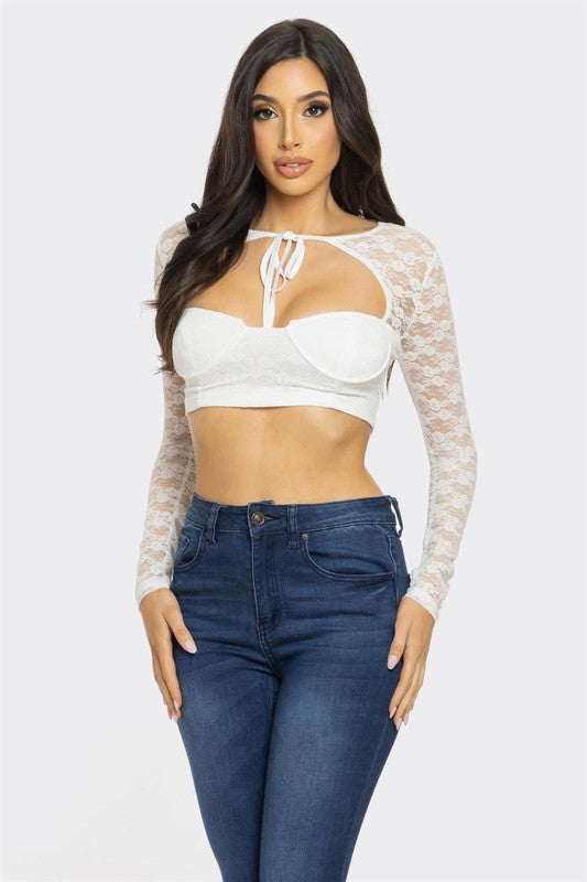 LSVL Lace Corset Top